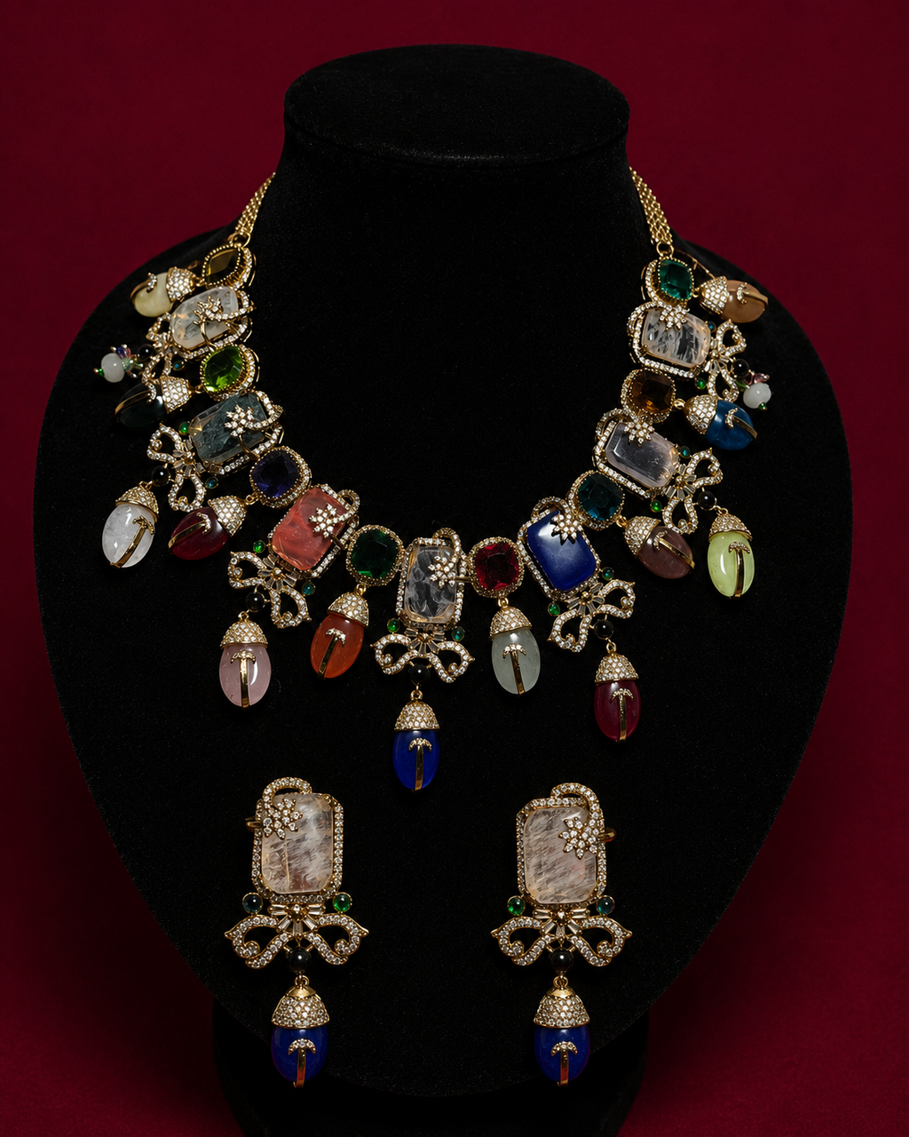 The Geet multicoloured necklace