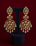 Neelam blue earrings